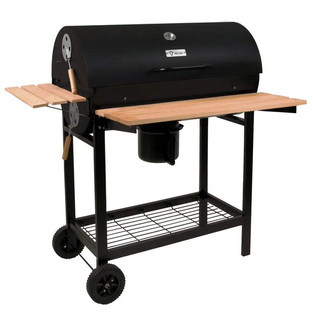 BBQ-Toro Holzkohle Grillwagen | Ø 42 X (L) 80 Cm | Premium Kohle Smoker Fahrbar 3 BBQ-Toro Holzkohle Grillwagen | Ø 42 X (L) 80 Cm | Premium Kohle Smoker Fahrbar