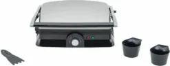 H.Koenig GR20 Elektrogrill, Grill- Und Sandwichmaker, 2000 W, Temperatur Bis 230º, Antihaftbeschichtung, 180º Öffnung, Edelstahl, Schwarz / Grau, Abmessungen 29,7 X 23 Cm 35 H.Koenig GR20 Elektrogrill, Grill- Und Sandwichmaker, 2000 W, Temperatur Bis 230º, Antihaftbeschichtung, 180º Öffnung, Edelstahl, Schwarz / Grau, Abmessungen 29,7 X 23 Cm -Tepro Verkäufe 2024 b394570273bec239ef1ee1680c1ed363