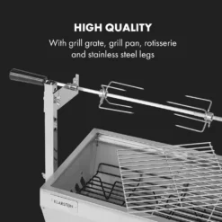 Klarstein Sauenland Mini Rotisserie-Grill ,Drehspieß ,Elektromotor: 4 Watt ,max. Beladung: 12 Kg ,höhenverstellbar ,Grillrost, Grillwanne, Drehspieß Und Standbeine Aus Edelstahl ,neues Standbein-Design Für Noch Besseren Halt ,silber 11 Klarstein Sauenland Mini Rotisserie-Grill ,Drehspieß ,Elektromotor: 4 Watt ,max. Beladung: 12 Kg ,höhenverstellbar ,Grillrost, Grillwanne, Drehspieß Und Standbeine Aus Edelstahl ,neues Standbein-Design Für Noch Besseren Halt ,silber -Tepro Verkäufe 2024 b422c42ded8c85294fd39c6bef226490