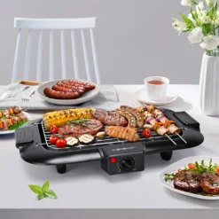 Aigostar Rauchfreier Tischgrill Barbecue Elektrogrill Elektrischer BBQ Grill 2000 Watt Antihaftbeschichtete Grillfläche 36 X 21cm, Abnehmbarer Fettauffangschale, Thermostat, Schwarz. 18 Aigostar Rauchfreier Tischgrill Barbecue Elektrogrill Elektrischer BBQ Grill 2000 Watt Antihaftbeschichtete Grillfläche 36 X 21cm, Abnehmbarer Fettauffangschale, Thermostat, Schwarz. -Tepro Verkäufe 2024 b4ab0c2270ef13e23f71dfa2e57c23a3