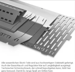 SKOTTI Gasgrill + 4 X 500g Kartusche In SET - Ready-to-go #grill.einfach.überall - Edelstahl -Tepro Verkäufe 2024 b5301ed757d874c0a4debde5676e66ce