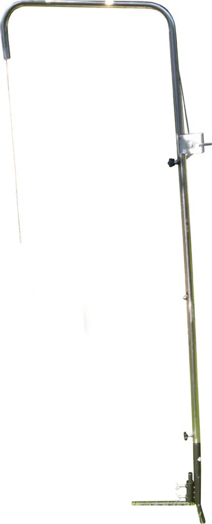 Edelstahl Grillgalgen Mit Kurbel + Seil (Höhe 180 Cm) + Ø 70 Cm Edelstahl Grillrost / Nur 10mm Lichter Stababstand 4 Edelstahl Grillgalgen Mit Kurbel + Seil (Höhe 180 Cm) + Ø 70 Cm Edelstahl Grillrost / Nur 10mm Lichter Stababstand – Bild 2