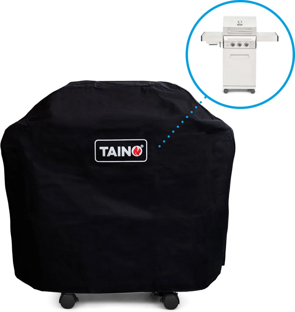 TAINO PLATINUM 2+1 Brenner Gasgrill Abdeckung Set Gasregler BBQ Zubehör Cover 10 TAINO PLATINUM 2+1 Brenner Gasgrill Abdeckung Set Gasregler BBQ Zubehör Cover – Bild 8