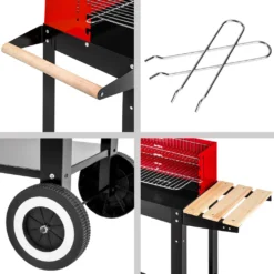 Tectake Holzkohlegrill Grillwagen - Schwarz/rot 16 Tectake Holzkohlegrill Grillwagen - Schwarz/rot -Tepro Verkäufe 2024 b9bb85335950fbadce45d73ec63845fa