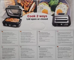 Ninja AG651EU Foodi MAX PRO Grill & Heißluftfritteuse, 7 Zubereitungsfunktionen, 2 Grillplatten, 3,8 L - Silber/Schwarz 25 Ninja AG651EU Foodi MAX PRO Grill & Heißluftfritteuse, 7 Zubereitungsfunktionen, 2 Grillplatten, 3,8 L - Silber/Schwarz -Tepro Verkäufe 2024 b9c6743a199879184712251f1b32ae8d