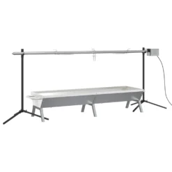 VidaXL Rotisserie-Grill Automatisch Edelstahl