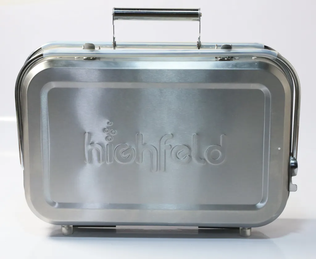 Highfeld® Holzkohlegrill Tragbarer Koffergrill Klappgrill Tischgrill Picknickgrill 14 Highfeld® Holzkohlegrill Tragbarer Koffergrill Klappgrill Tischgrill Picknickgrill – Bild 12