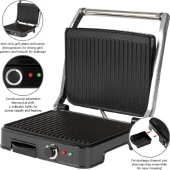 Clatronic KG 3487 Kontaktgrill Für Beidseitiges, Fettfreies Grillen, Antihaftbeschichtete Grillplatten, Edelstahlgehäuse, Silber 11 Clatronic KG 3487 Kontaktgrill Für Beidseitiges, Fettfreies Grillen, Antihaftbeschichtete Grillplatten, Edelstahlgehäuse, Silber -Tepro Verkäufe 2024 bb9ab25f72120560c67a2a10c95b0a26
