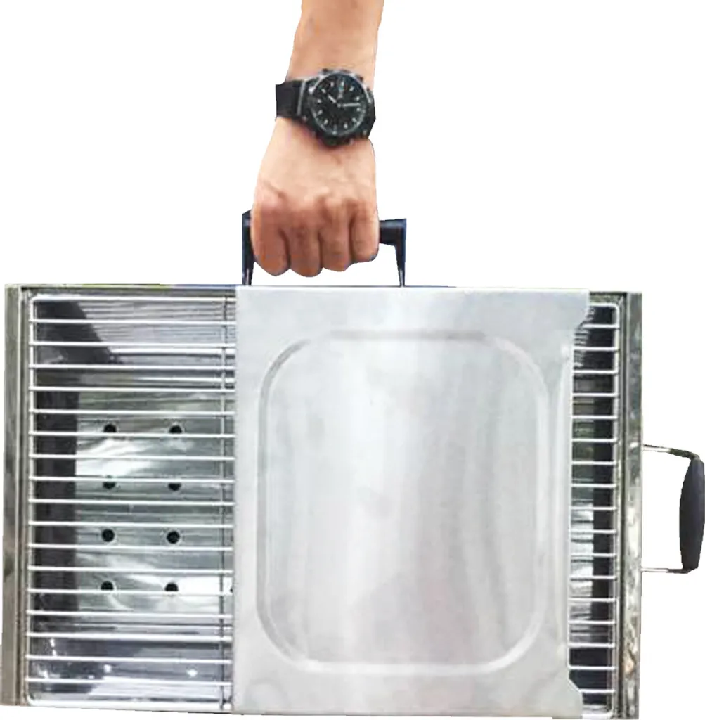 Mangal Alladin Edelstahl 0,8mm Holzkohlegrill Mit Tasche, Grill, Schaschlik 5 Mangal Alladin Edelstahl 0,8mm Holzkohlegrill Mit Tasche, Grill, Schaschlik – Bild 3