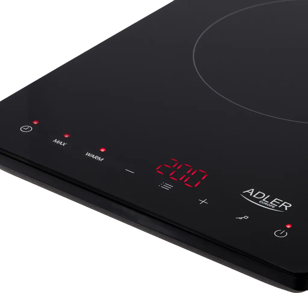 Adler Kochfeld AD 6513 Anzahl Brenner/Kochzonen 1, Induktion, LCD-Display, Schwarz 8 Adler Kochfeld AD 6513 Anzahl Brenner/Kochzonen 1, Induktion, LCD-Display, Schwarz – Bild 6