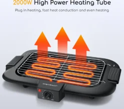 Aigostar Rauchfreier Tischgrill Barbecue Elektrogrill Elektrischer BBQ Grill 2000 Watt Antihaftbeschichtete Grillfläche 36 X 21cm, Abnehmbarer Fettauffangschale, Thermostat, Schwarz. 14 Aigostar Rauchfreier Tischgrill Barbecue Elektrogrill Elektrischer BBQ Grill 2000 Watt Antihaftbeschichtete Grillfläche 36 X 21cm, Abnehmbarer Fettauffangschale, Thermostat, Schwarz. -Tepro Verkäufe 2024 be4eced05a27055aa806ee1e98eeb68b