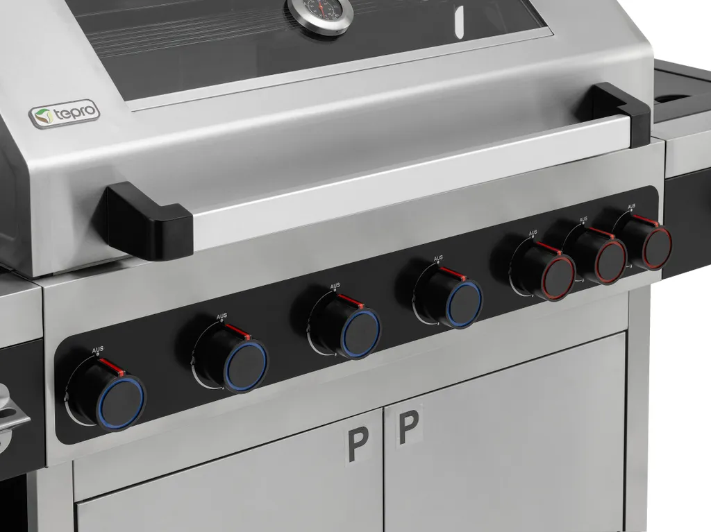 Tepro Edelstahl Gasgrill Keansburg 6 Special Edition, 6-Brenner Inkl. Powerzone Plus Infrarot-Backburner Plus Infrarotseitenbrenner 8 Tepro Edelstahl Gasgrill Keansburg 6 Special Edition, 6-Brenner Inkl. Powerzone Plus Infrarot-Backburner Plus Infrarotseitenbrenner – Bild 6