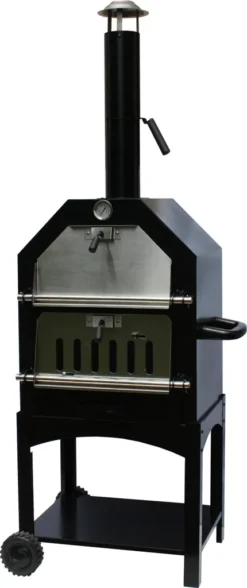 Buschbeck Pizzaofen Schwarz 90088.000 Zum Backen, Grillen, Räuchern