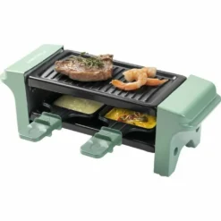 Bestron Raclette Für 1 Bis 2 Personen, Mini Tischgrill Mit Zwei Pfännchen Und Zwei Holzschabern, 350 Watt, Farbe: Grün/Schwarz 26 Bestron Raclette Für 1 Bis 2 Personen, Mini Tischgrill Mit Zwei Pfännchen Und Zwei Holzschabern, 350 Watt, Farbe: Grün/Schwarz -Tepro Verkäufe 2024 bfe57abb0d60301e92d04775611b98d4