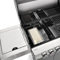 TAINO Black 4+1 Gasgrill Inkl. Zubehör Edelstahl Sear-Burner Power-Zone Keramik-Brenner BBQ Grillwagen Gusseisen Seitenkocher Piezozündung -Tepro Verkäufe 2024 c14fdcb641a523207b40eed252c29065