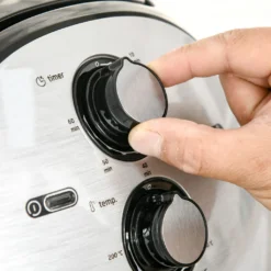 HOMCOM Luftfritteuse Frittierkorb 5L 1700W Heißluftfritteuse Zum Frittieren Grillen Braten Backen Ohne Fett PP Aluminium Silber+Schwarz 38,5 X 30,7 X 33,1 Cm -Tepro Verkäufe 2024 c162b5ad5bd05a5fb41abf7e1467f9c4