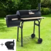 RAMROXX® BBQ XL Smoker Holzkohle Barbecue Grill RX970 Schwarz Mit Abdeckung -Tepro Verkäufe 2024 c1743b617dfd188fe4ff505b43752576