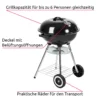 Tectake Kugelgrill Mit Rollen Ø 41,5cm - Schwarz -Tepro Verkäufe 2024 c2dc0c098689d1bd03b921cb1ccb1b45
