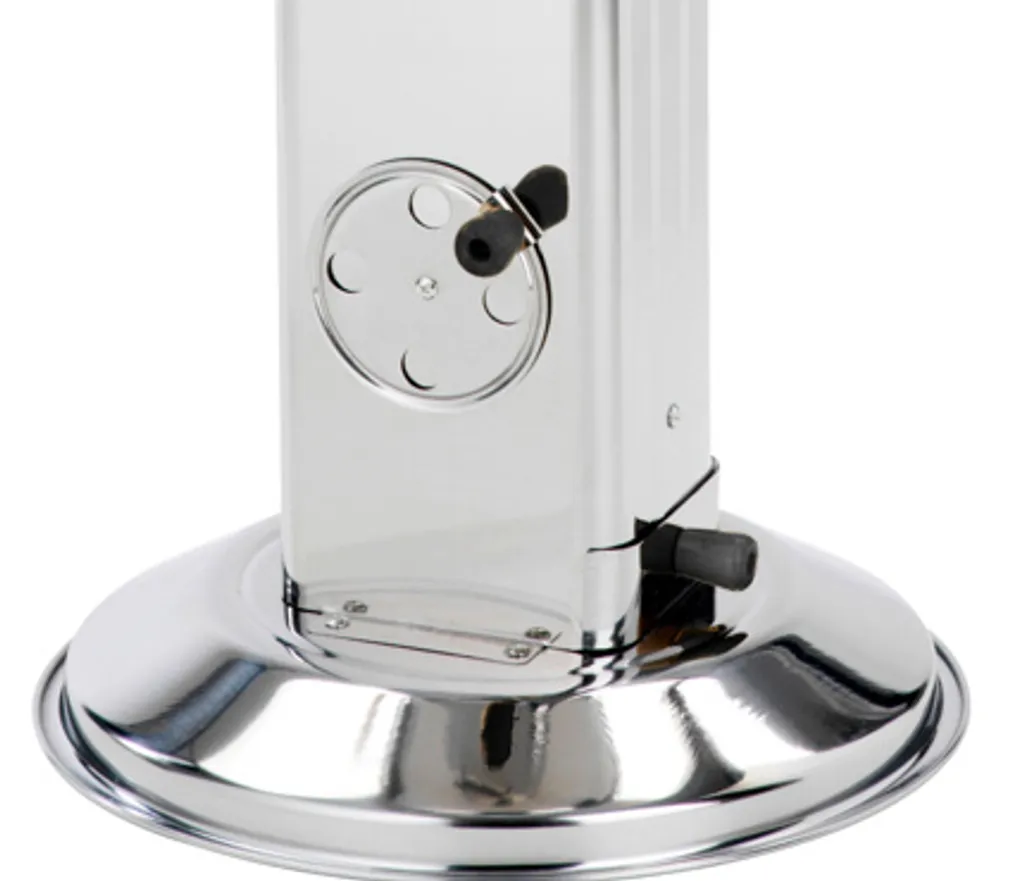 ACTIVA Edelstahl Holzkohle Säulengrill "Bavaria" Mit 40 Cm Großen Verchromten, Verstellbaren Grillrost Und Lüftungsregler In Der Säule 4 ACTIVA Edelstahl Holzkohle Säulengrill "Bavaria" Mit 40 Cm Großen Verchromten, Verstellbaren Grillrost Und Lüftungsregler In Der Säule – Bild 2