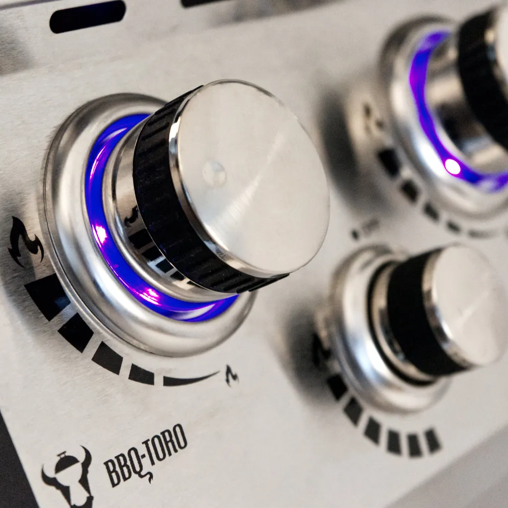 BBQ-Toro Premium Edelstahl Gasgrill 4+1+1 - 4 Brenner Mit Seitenbrenner Und Backburner 6 BBQ-Toro Premium Edelstahl Gasgrill 4+1+1 - 4 Brenner Mit Seitenbrenner Und Backburner – Bild 4