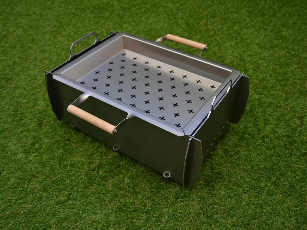 Schaschlik Grill, Mangal, Camping & Angler Grill "Rybak" Aus 3 Mm Stahl (ST37) 7 Schaschlik Grill, Mangal, Camping & Angler Grill "Rybak" Aus 3 Mm Stahl (ST37) – Bild 5