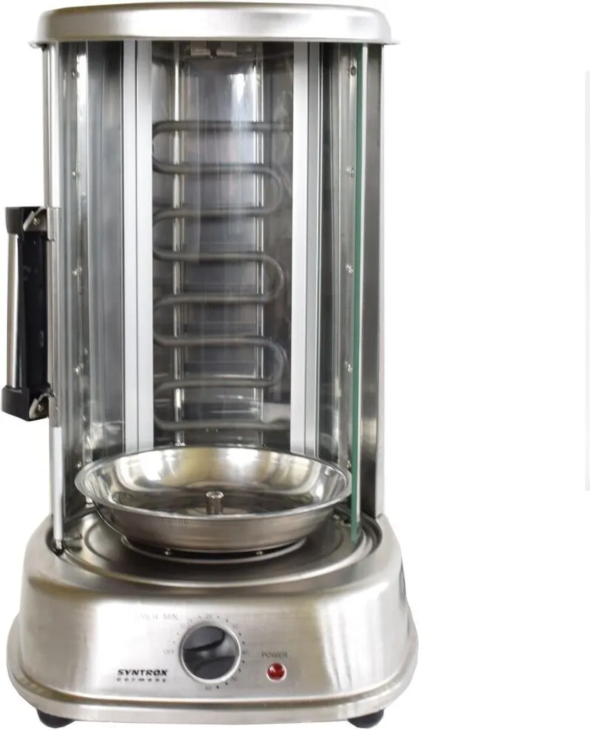 Syntrox Chef Grill R-8121 Inox Dönergrill Rotisserie Gyrosgrill Hähnchengrill Tischgrill 1500 4 Syntrox Chef Grill R-8121 Inox Dönergrill Rotisserie Gyrosgrill Hähnchengrill Tischgrill 1500 – Bild 2