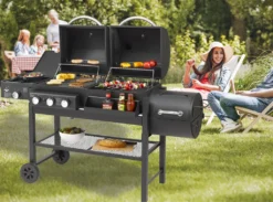 El Fuego Gas-/Holzkohlegrill/Smoker Kombigrill Sierra 3in1 2x 43x45cm -Tepro Verkäufe 2024 c9d33cf6249998fbbf732cc2c0d26529