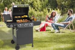 El Fuego Gasgrill / Grillwagen Columbus 3 Brenner +1 Grill 56x41cm -Tepro Verkäufe 2024 ca239f537febd4496f4bd3d1b0867648