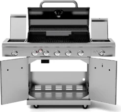 Nexgrill Gasgrill 5 Brenner Deluxe Mit Heckbrenner, Seitenkochfeld Und Seitenbrenner -Tepro Verkäufe 2024 ca71a8e23923b0f3c9e1b54b95a440cb