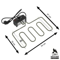 Räucher König 2000W Elektrische Heizschlange Mit Thermostat Für Räucherofen - Gekröpft 13 Räucher König 2000W Elektrische Heizschlange Mit Thermostat Für Räucherofen - Gekröpft -Tepro Verkäufe 2024 ca9e1df21ba40975b637e6dcf785225d