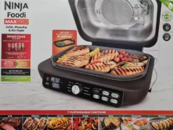 Ninja AG651EU Foodi MAX PRO Grill & Heißluftfritteuse, 7 Zubereitungsfunktionen, 2 Grillplatten, 3,8 L - Silber/Schwarz 26 Ninja AG651EU Foodi MAX PRO Grill & Heißluftfritteuse, 7 Zubereitungsfunktionen, 2 Grillplatten, 3,8 L - Silber/Schwarz -Tepro Verkäufe 2024 cb55c5f9f0c239d5982c60050e635ea3