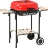 Outsunny Kohlegrill Grillwagen Grillstation Standgrill Mit Windschutz 3 X Ablagefach Metall Rot 98 X 49 X 81 Cm -Tepro Verkäufe 2024 cb7bac65f6f4d27177a9f7e453b1c15e