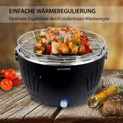 Raucharmer Holzkohlegrill Tischgrill Barbecue Mit Tasche Schwarz Rund "" 40 Raucharmer Holzkohlegrill Tischgrill Barbecue Mit Tasche Schwarz Rund "" -Tepro Verkäufe 2024 cedaea17c44ef4b2d755bf69f04f57b8