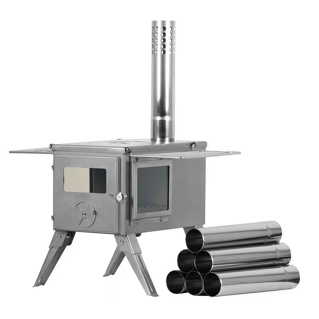 CampFeuer Edelstahl Zeltofen | 51,5 X 42 X 216 Cm | Zeltheizung Camping Ofen 3 CampFeuer Edelstahl Zeltofen | 51,5 X 42 X 216 Cm | Zeltheizung Camping Ofen
