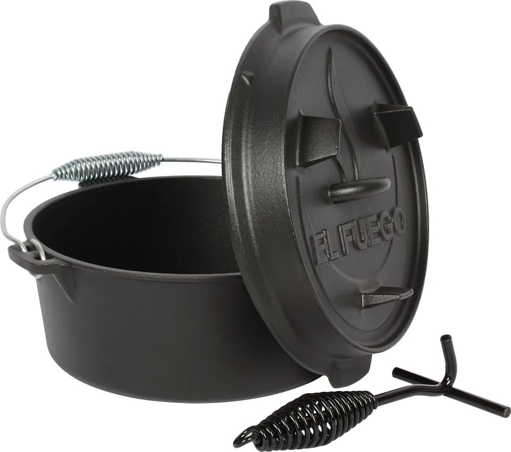 El Fuego Dutch Oven 3,5 L, Deckel 1,0 L, AY4611 9 El Fuego Dutch Oven 3,5 L, Deckel 1,0 L, AY4611 – Bild 7