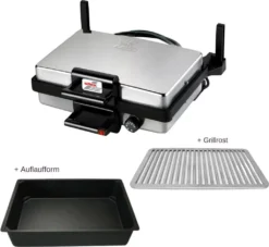 SILEX Aktionspaket Silex Multigrill + Auflaufform + Grillrost