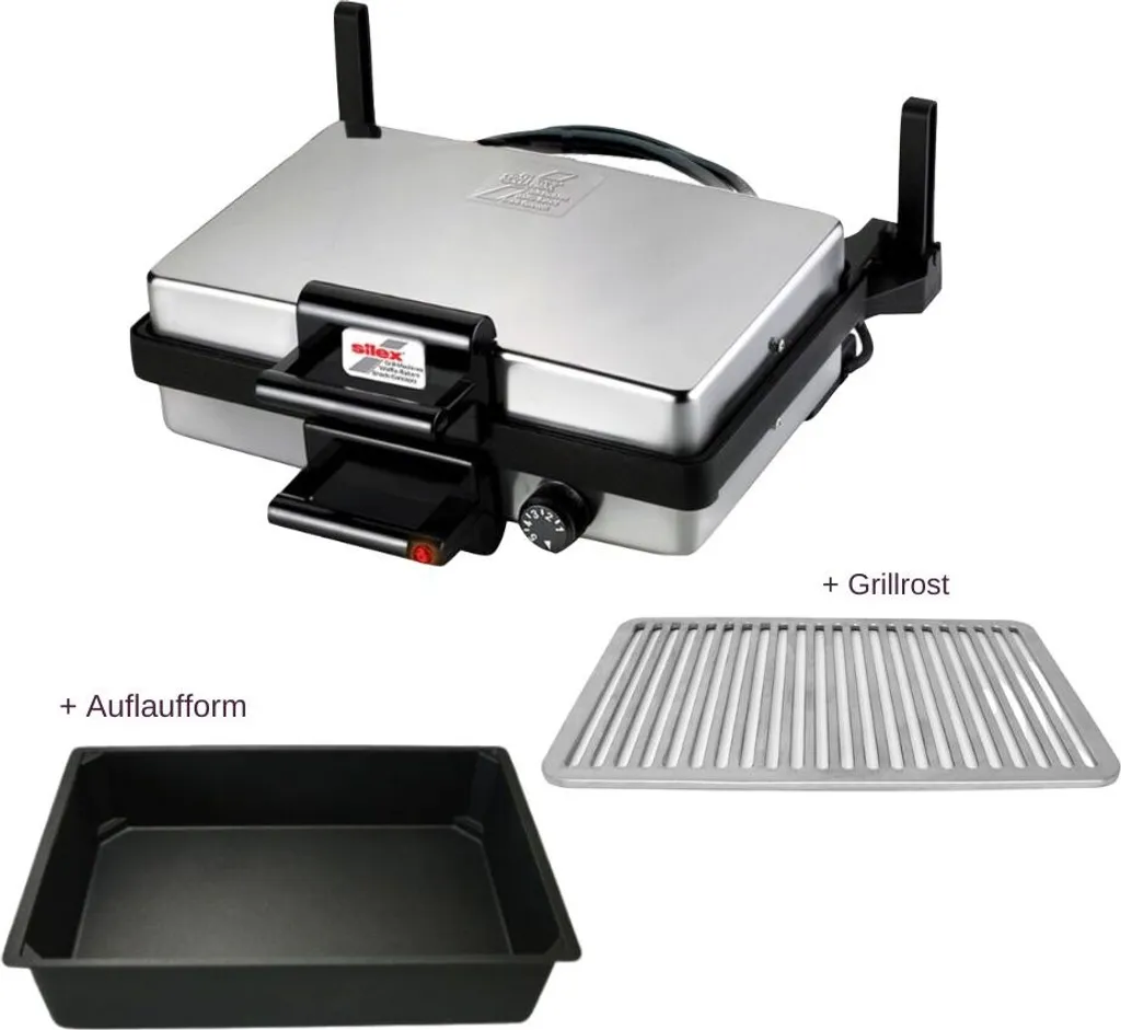 SILEX Aktionspaket Silex Multigrill + Auflaufform + Grillrost 3 SILEX Aktionspaket Silex Multigrill + Auflaufform + Grillrost