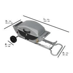 2in1 50mbar - GASGRILL Tischgrill - Standgrill Mit Deckel Und Standfuß | Faltbar | 2 Räder | Grill BBQ - Standgasgrill - CampingGrill Klappgrill - BalkonGrill - PartyGrill - Kleiner Grill Für Den Flexiblen Einsatz Auf Festivals, Auf Terrasse/Bal -Tepro Verkäufe 2024 d039a57a6659fac2a725acd63e907bf6