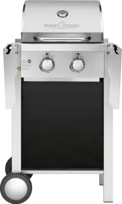 ProfiCook Gasgrill, Mit Klappbaren Seitentischen, 2 Edelstahlbrenner, Stufenlose Temperatursteuerung, Inkl. Temperaturanzeige, Balkon-Grill, Grillfläche: 43 X 39 Cm, PC-GG 1255 17 ProfiCook Gasgrill, Mit Klappbaren Seitentischen, 2 Edelstahlbrenner, Stufenlose Temperatursteuerung, Inkl. Temperaturanzeige, Balkon-Grill, Grillfläche: 43 X 39 Cm, PC-GG 1255 -Tepro Verkäufe 2024 d0b931f675f1454abdddb11ab4fca836