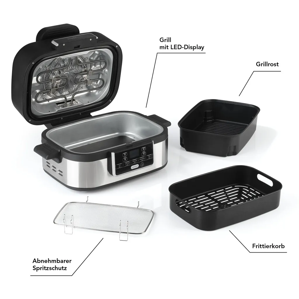MAXXMEE Multi-Grill Mit Heißluft-Funktion 6 MAXXMEE Multi-Grill Mit Heißluft-Funktion – Bild 4