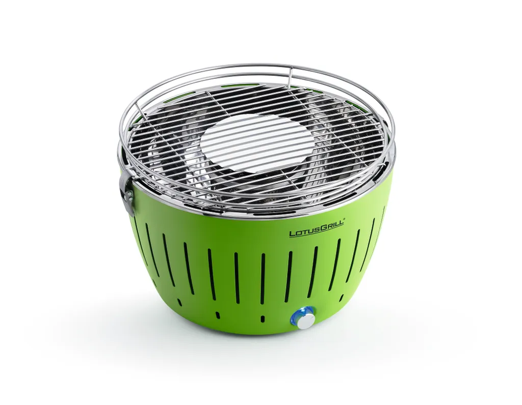 LotusGril Classic Limettengrün G340 Holzkohlegrill Tischgrill Raucharm USB-Anschluß 5 LotusGril Classic Limettengrün G340 Holzkohlegrill Tischgrill Raucharm USB-Anschluß – Bild 3