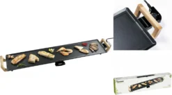 Bestron Elektrischer Tischgrill, XXXL Plancha-/Teppanyaki-Grillplatte Mit Antihaftbeschichtung, Grillspaß Für Bis Zu 10 Personen, Extra Lange Grillfläche, 2.000 Watt, Farbe: Schwarz 25 Bestron Elektrischer Tischgrill, XXXL Plancha-/Teppanyaki-Grillplatte Mit Antihaftbeschichtung, Grillspaß Für Bis Zu 10 Personen, Extra Lange Grillfläche, 2.000 Watt, Farbe: Schwarz -Tepro Verkäufe 2024 d44ebdd794a7e8b9592fcfcdc8e7ba6b