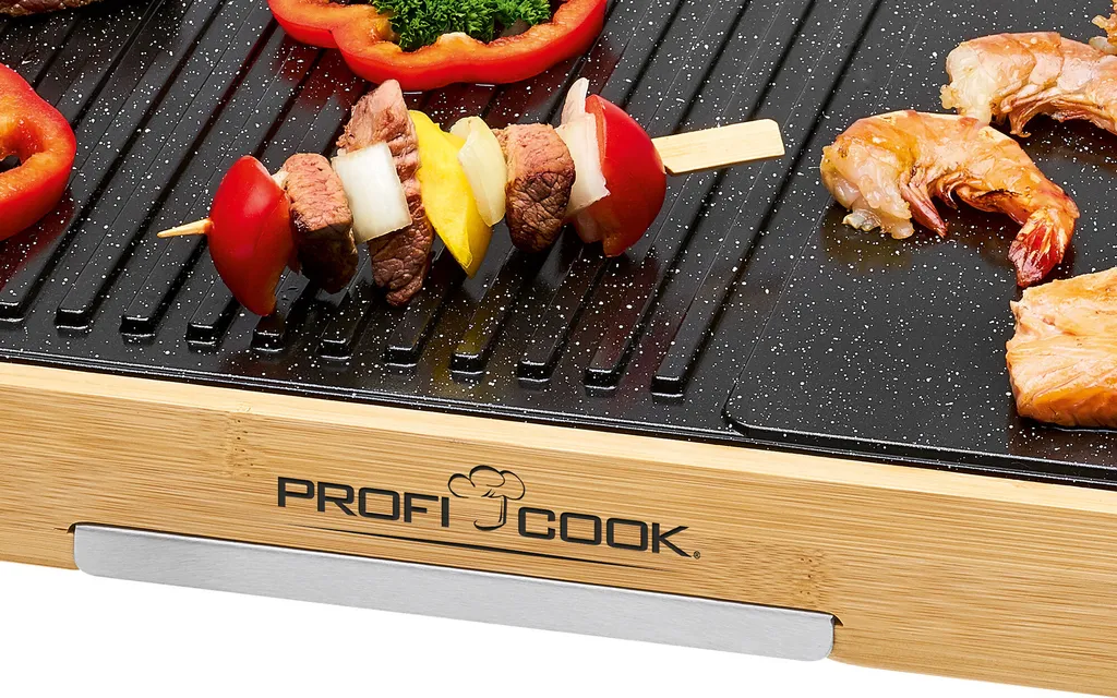 ProfiCook Teppanyaki-Grill PC-TYG 1143 Mit UmweltfreundlichemBambusrahmen 9 ProfiCook Teppanyaki-Grill PC-TYG 1143 Mit UmweltfreundlichemBambusrahmen – Bild 7