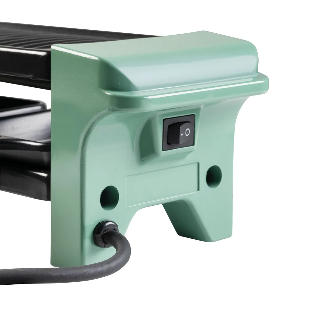 Bestron Raclette Für 1 Bis 2 Personen, Mini Tischgrill Mit Zwei Pfännchen Und Zwei Holzschabern, 350 Watt, Farbe: Grün/Schwarz 4 Bestron Raclette Für 1 Bis 2 Personen, Mini Tischgrill Mit Zwei Pfännchen Und Zwei Holzschabern, 350 Watt, Farbe: Grün/Schwarz – Bild 2