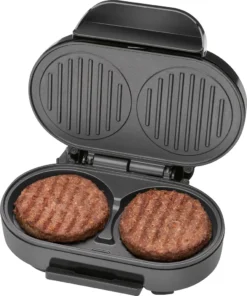 Clatronic HBM 3696 Hamburger-Grill, 2 Große Grillflächen, 2 Kontrollleuchten, Herausnehmbarer Fettauffangbehälter, 1.000 Watt 14 Clatronic HBM 3696 Hamburger-Grill, 2 Große Grillflächen, 2 Kontrollleuchten, Herausnehmbarer Fettauffangbehälter, 1.000 Watt -Tepro Verkäufe 2024 d7312dcd3500e8e335cee049f27ec000