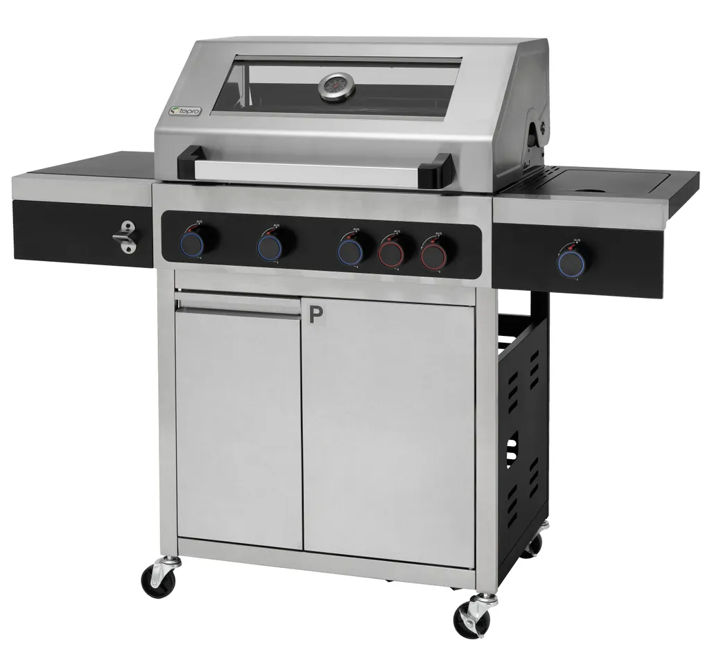 Tepro Edelstahl Gasgrill Keansburg 4 Special Edition, 4-Brenner Inkl. Powerzone Plus Infrarot-Backburner Plus Seitenbrenner 3 Tepro Edelstahl Gasgrill Keansburg 4 Special Edition, 4-Brenner Inkl. Powerzone Plus Infrarot-Backburner Plus Seitenbrenner