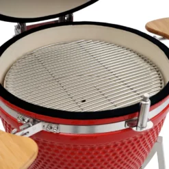 BBQ-Toro Kamado Grill Holzkohlegrill Ø 52 Cm "KURO" | Rot | Keramikgrill -Tepro Verkäufe 2024 d9cfa6e1e2578f3e07e1a262531afe83