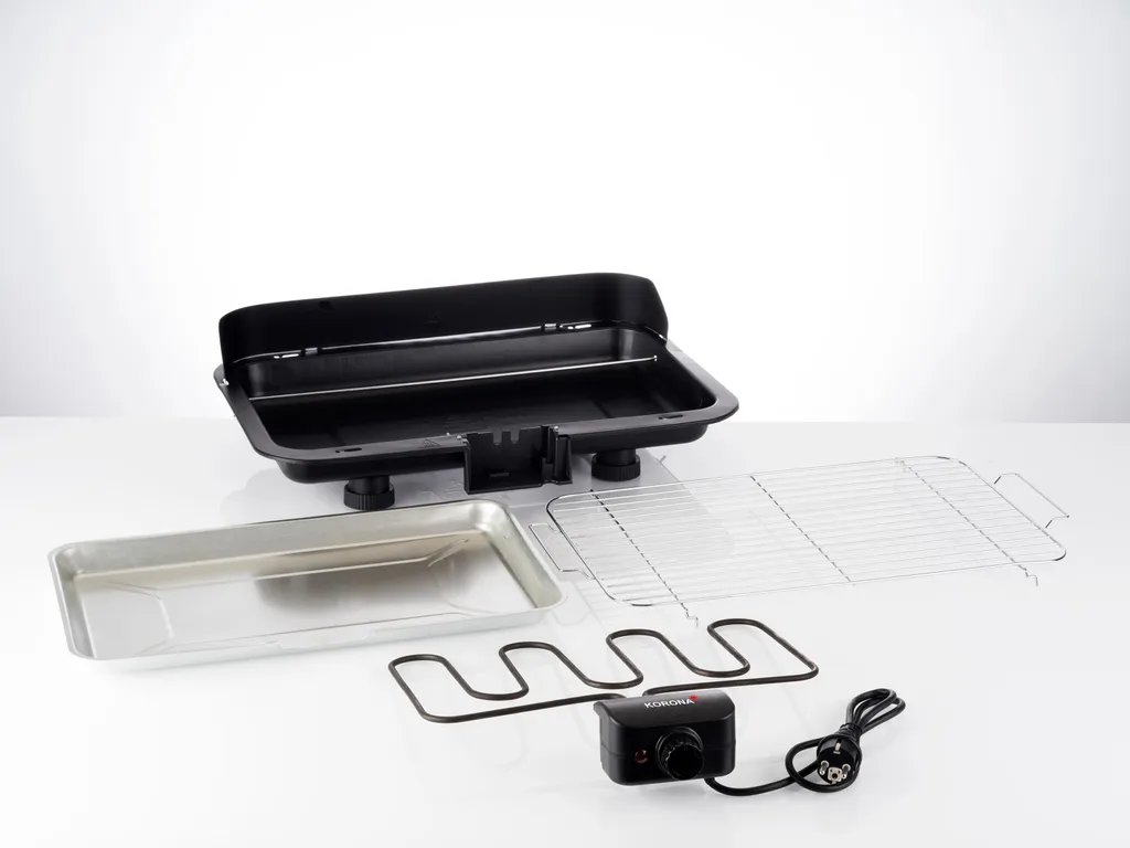 Korona 46117 Tisch Barbecue XXL Tischgrill 2.200 Watt XXL-Grillrost Windschutz 6 Korona 46117 Tisch Barbecue XXL Tischgrill 2.200 Watt XXL-Grillrost Windschutz – Bild 4