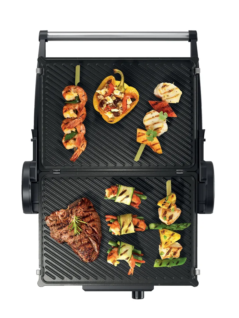 Bosch TCG4104 Rot/anthrazit Kontaktgrill, Stufenloses Thermostat,Grill,Aluminium 6 Bosch TCG4104 Rot/anthrazit Kontaktgrill, Stufenloses Thermostat,Grill,Aluminium – Bild 4