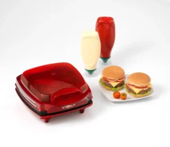 Ariete Party Time Hamburger Maker, Rot